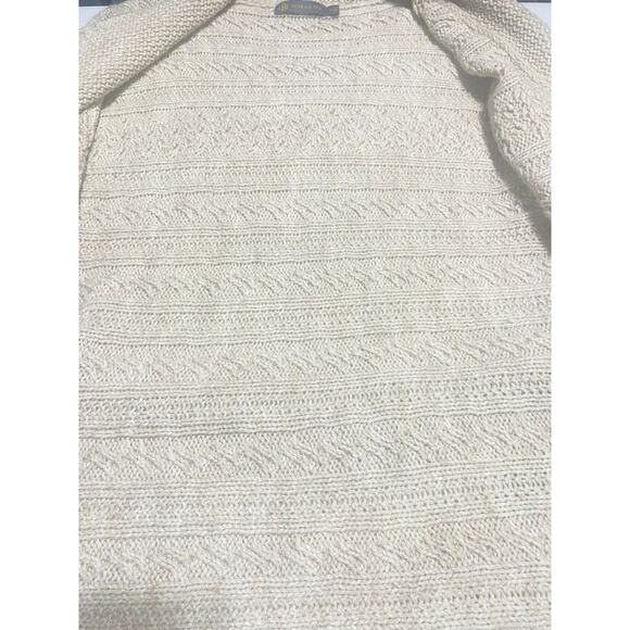 Outback Red Acrylic Wool Blend Cardigan Sweater Light Tan Women's Size Medium - Picture 7 of 7